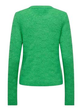 Pullover Only Lolli Verde per Donna