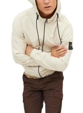 Giacca Jack & Jones Softshell Beige Uomo