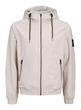 Giacca Jack & Jones Softshell Beige Uomo