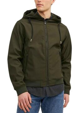 Giacca Jack & Jones Softshell Verde Uomo