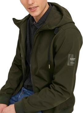 Giacca Jack & Jones Softshell Verde Uomo