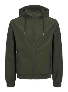 Giacca Jack & Jones Softshell Verde Uomo