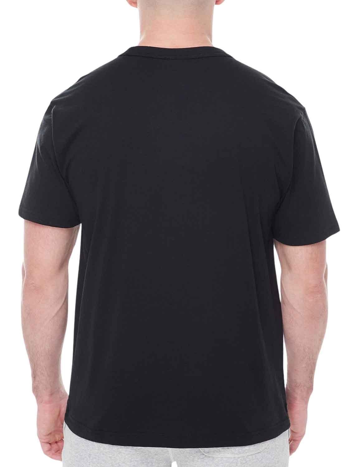 T-Shirt New Balance Essentials Logo Nero Uomo