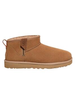 Stivaletto UGG Classic Ultra Mini Zip Marrone Donna