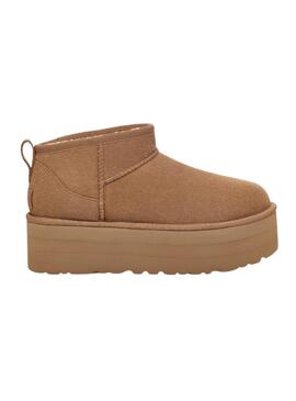 Stivales UGG Classic Ultra Mini Platform Marrone Donna