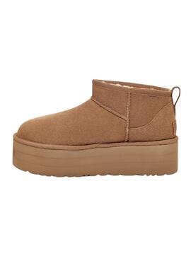 Stivales UGG Classic Ultra Mini Platform Marrone Donna