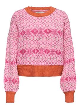 Pullover Only Dea Rosa per Donna