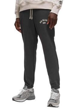 Pantaloni New Balance Essentials Grigio Uomo