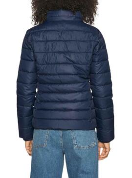 Giacca Tommy Jeans Basic Hooded Blu Navy Donna