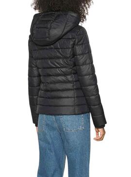 Giacca Tommy Jeans Basic Hooded Nero Donna