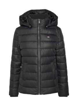 Giacca Tommy Jeans Basic Hooded Nero Donna