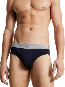 Pack 3 Slip Tommy Hilfiger Slip Blu Navy Uomo