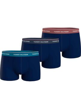 Pack 3 Boxer Tommy Hilfiger Baule Blu Navy Uomo