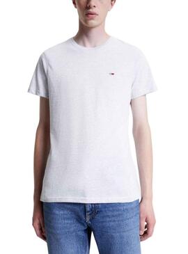 Pack 2 T-Shirts Tommy Jeans Slim Grigio per Uomo