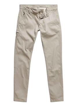 Pantaloni G-Star Skinny Chino 2,0 Beige per Uomo