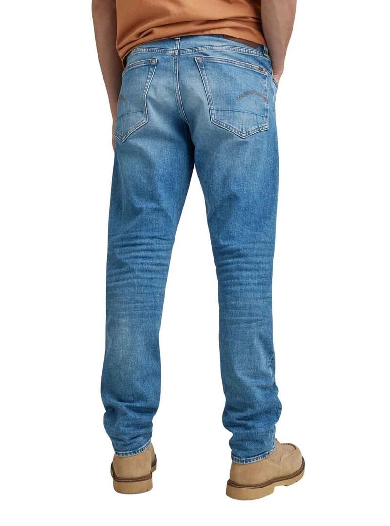 Pantaloni Jeans G-Star 3301 Regular Blu Uomo