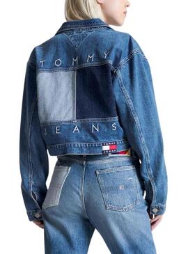 Giubbotto Denim Tommy Hilfiger Claire Blu Donna