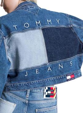 Giubbotto Denim Tommy Hilfiger Claire Blu Donna