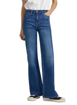 Pantaloni Jeans Pepe Jeans Willa Blu Donna