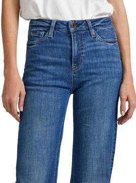 Pantaloni Jeans Pepe Jeans Willa Blu Donna