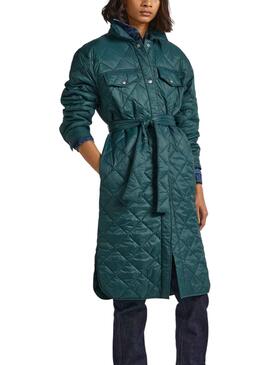 Giacca Pepe Jeans Nash Verde per Donna