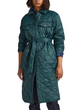 Giacca Pepe Jeans Nash Verde per Donna