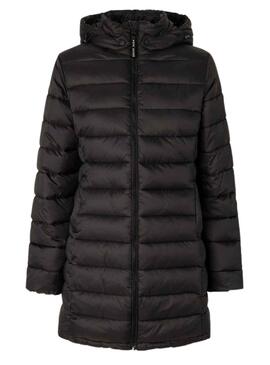 Giacca Pepe Jeans Maddie Long Nero Donna
