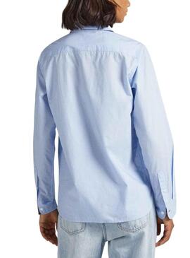 Camicia Pepe Jeans Laura Blu per Donna