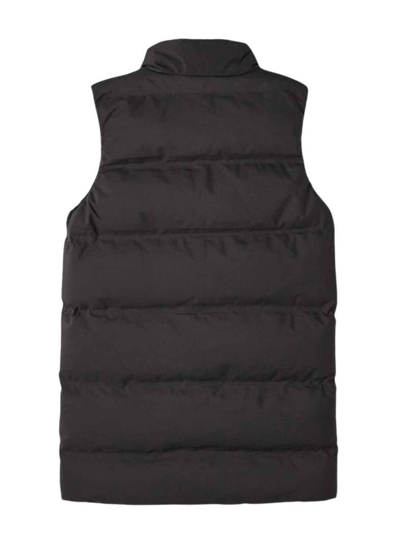 Gilet Name It Mellow Long Nero per Bambino