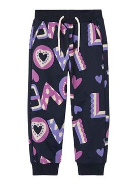 Pantaloni Name It Nila Printed Viola per Bambina