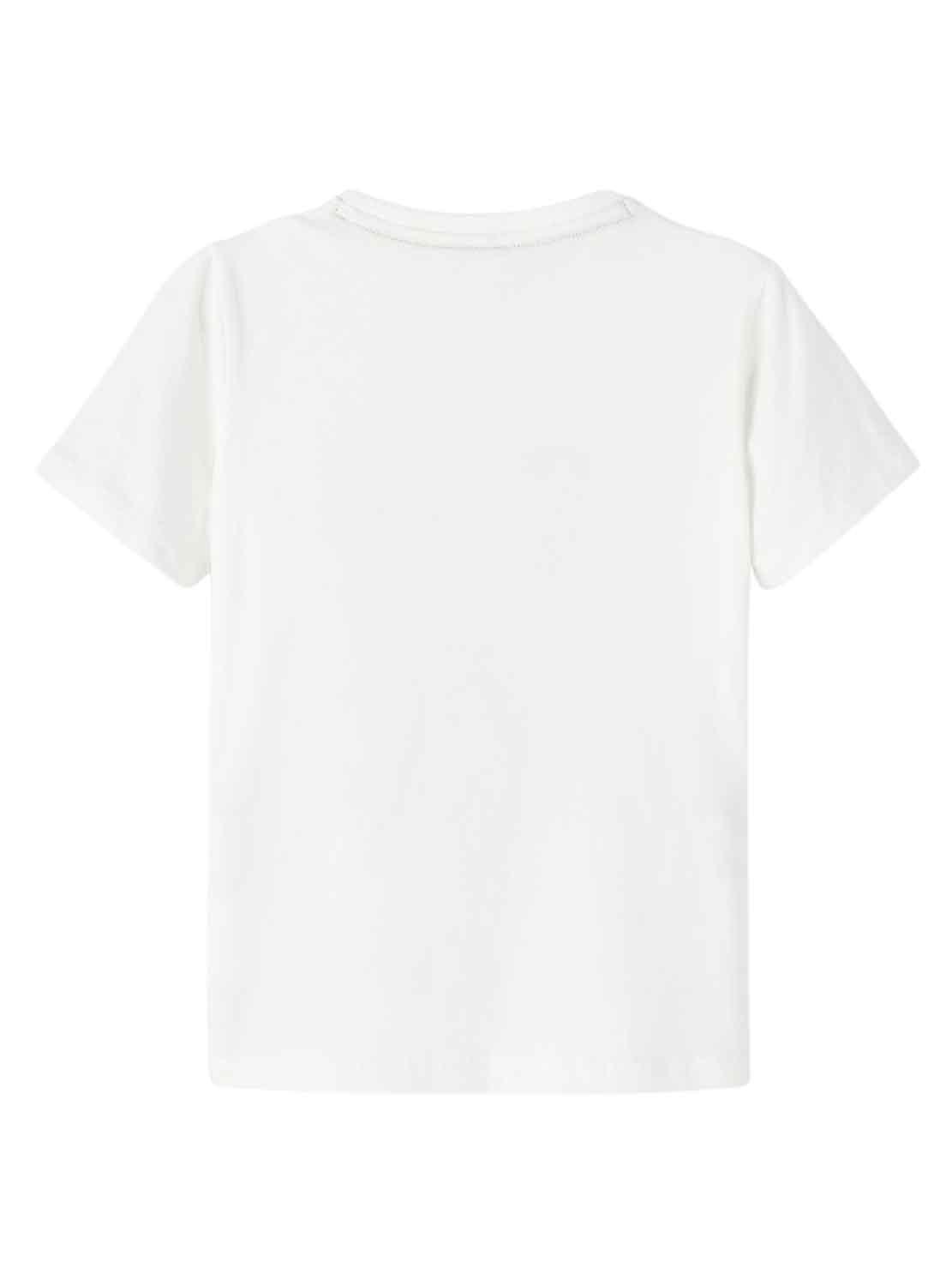 T-Shirt Name It Nadiza Bianco per Bambino