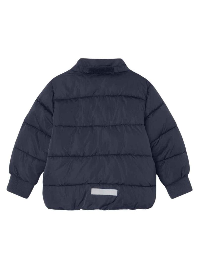 Giacca Name It Musica Puffer Blu Navy Bambino