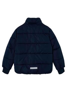 Giacca Name It Musica Puffer Blu Navy per Bambino