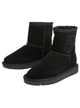 Stivaletto Pepe Jeans Diss Gloss Nero per Bambina