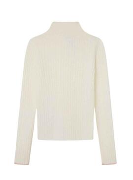 Pullover Pepe Jeans Mousse Seretta Bianco per Bambina