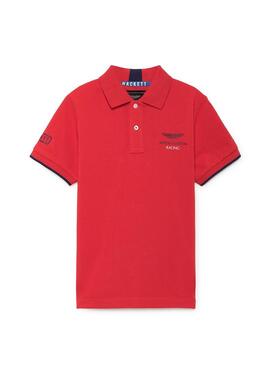 Polo Hackett AMR Solid Rosso 