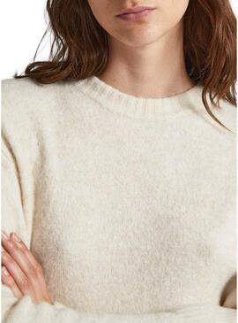 Pullover Pepe Jeans Denisse Beige per Donna