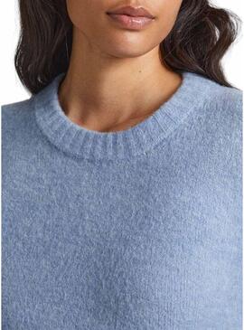 Pullover Pepe Jeans Denisse Blu per Donna