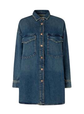 Camicia Pepe Jeans Audrey Vintage Denim per Donna