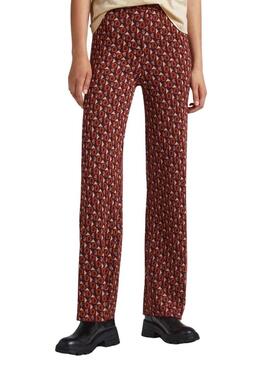 Pantaloni Pepe Jeans Elle Jacquard per Donna