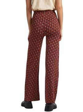 Pantaloni Pepe Jeans Elle Jacquard per Donna