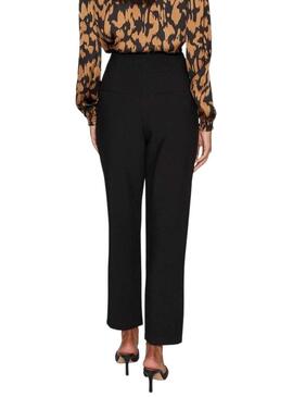 Pantaloni Vila Viwinnie Wide Nero per Donna