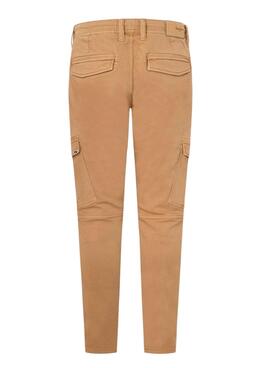 Pantaloni Pepe Jeans Jared Beige per Uomo