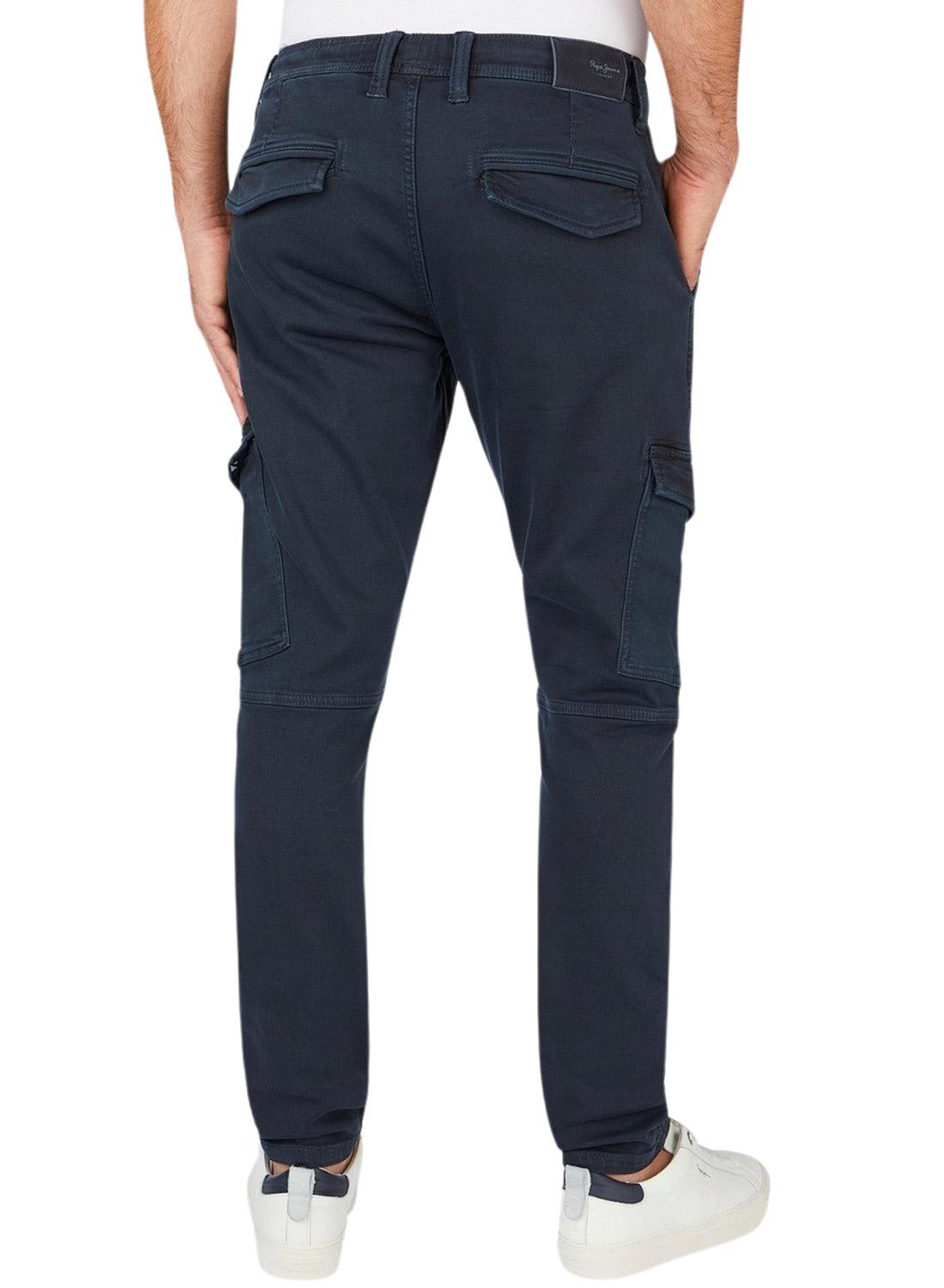 Pantaloni Pepe Jeans Jared Blu Navy per Uomo