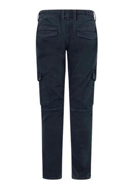 Pantaloni Pepe Jeans Jared Blu Navy per Uomo