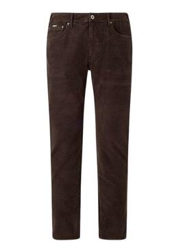 Pantalonies Pepe Jeans Stanley Marrone per Uomo