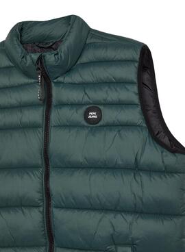 Gilet Pepe Jeans Balle Verde per Uomo