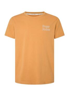 T-Shirt Pepe Jeans Kody Giallo per Uomo