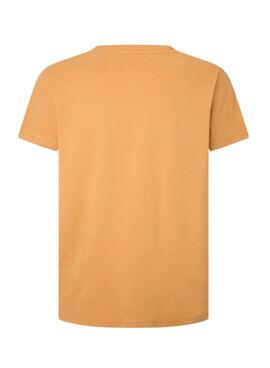 T-Shirt Pepe Jeans Kody Giallo per Uomo