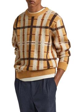 Pullover Pepe Jeans Stockwell Quadri per Uomo